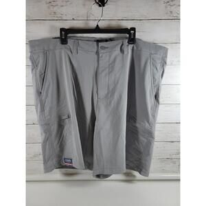 Chaps Men’s Performance Stretch Casual Shorts Gray Size 44 NEW